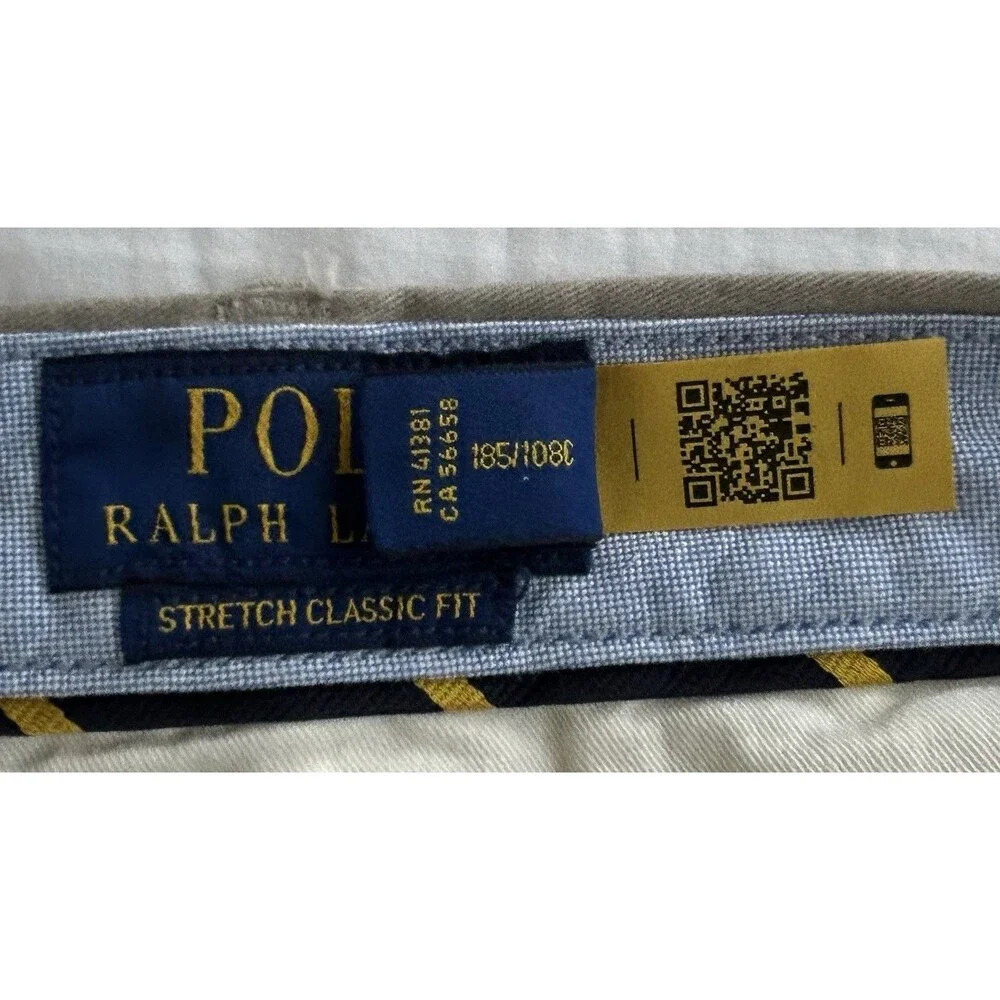 NWT Polo Ralph Lauren Stretch Classic Fit Chino Shorts Tan / Beige Size 42